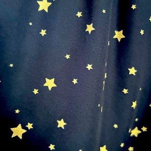 Navy with white stars romper